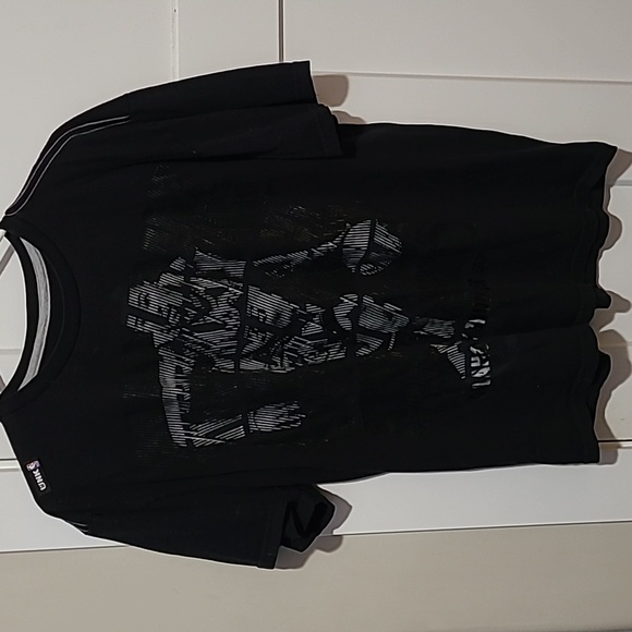 Mens L - Kevin Durant Oklahoma City OKC NBA - Black short sleeve raised graphic - Picture 2 of 7